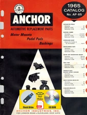 Anchor Automotive 1965 Automotive replacement parts catalog  PDF File USB Drive