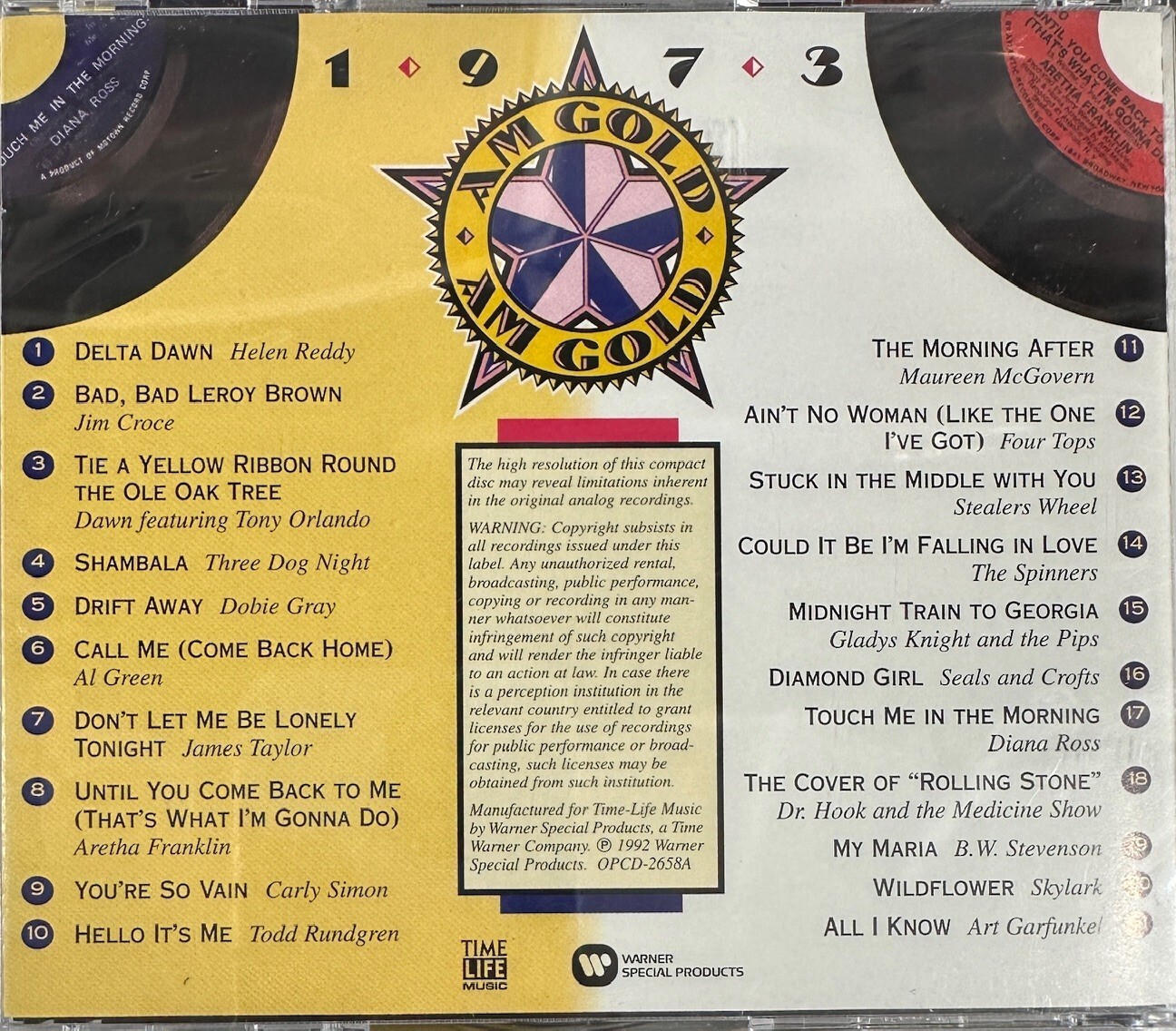 Time Life AM GOLD 1973 (CD w/21 Tracks (Rare) Brand NEW eBay