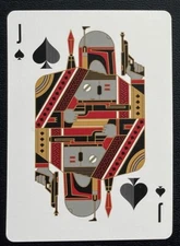 Boba Fett Jack of Spades Star Wars Dark Side RED Playing Cards Theory11