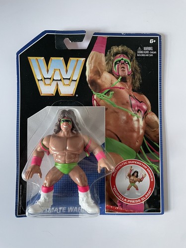 WWE WWF Mattel Retro Series 1 Ultimate Warrior Sea...