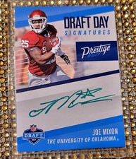 ONLY 10 PRINTS 2017 Prestige Joe Mixon Rookie RC Draft Day Signatures GREEN AUTO