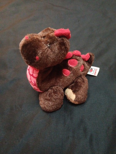 GANZ Webkinz Cocoa Dinosaur HM338 Bean Bag Plush Stuffed Animal Toy 8” No Code - Picture 3 of 5
