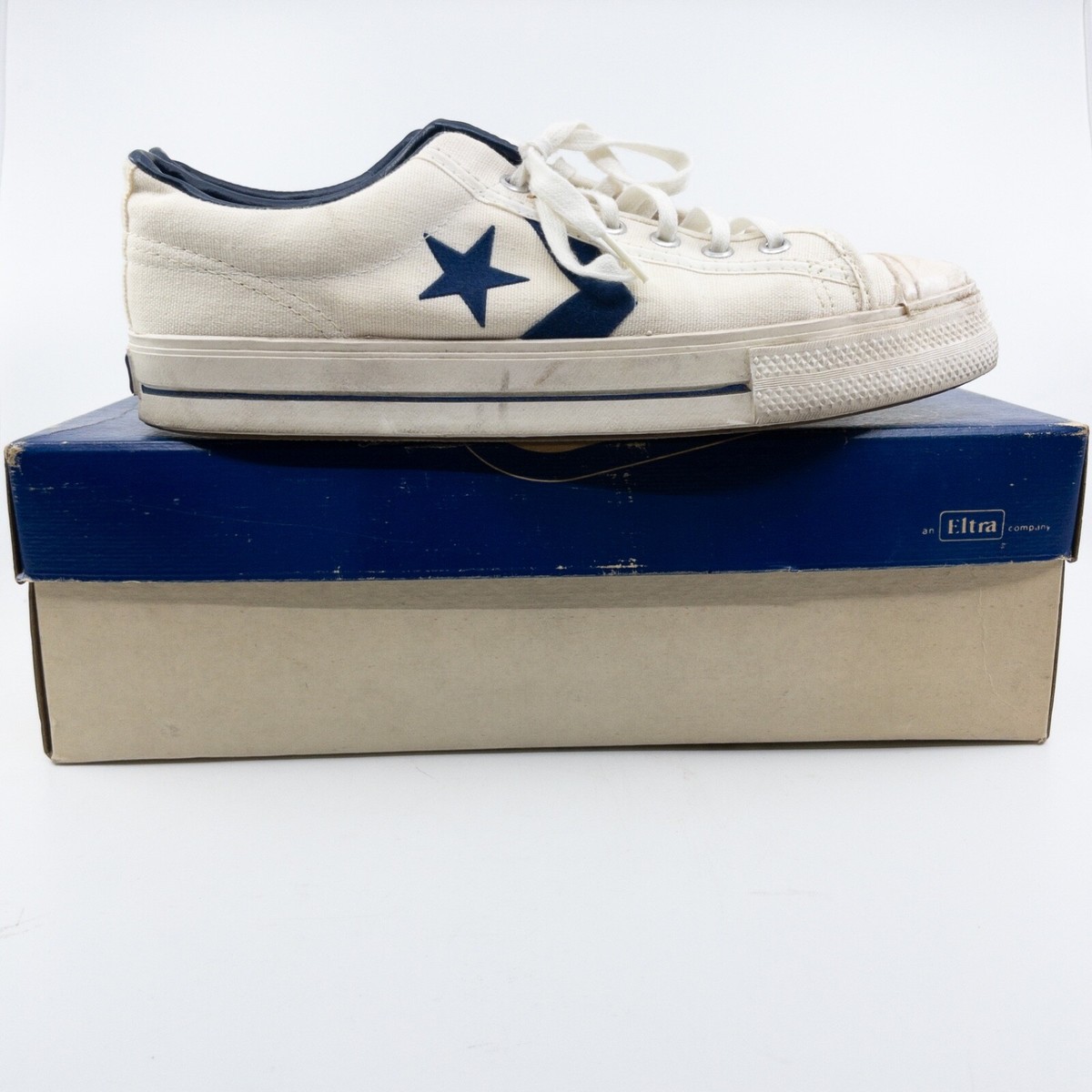 Vintage Converse ABA USA Basketball Shoes w/ Original Box  display picture 1