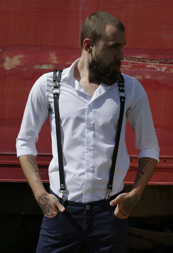 Suspenders for Men  Women  Leather  More  Wiseguy Original