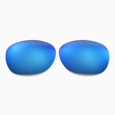 Walleva Ice Blue Polarized Replacement Lenses For Ray-Ban Wayfarer RB2132 55mm