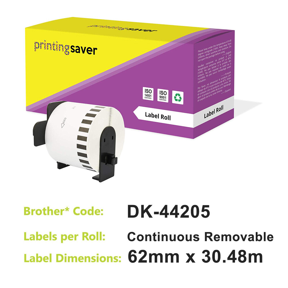 10 ETIQUETAS DE Código De Barras De Dirección DK11201 DK11202 DK11208