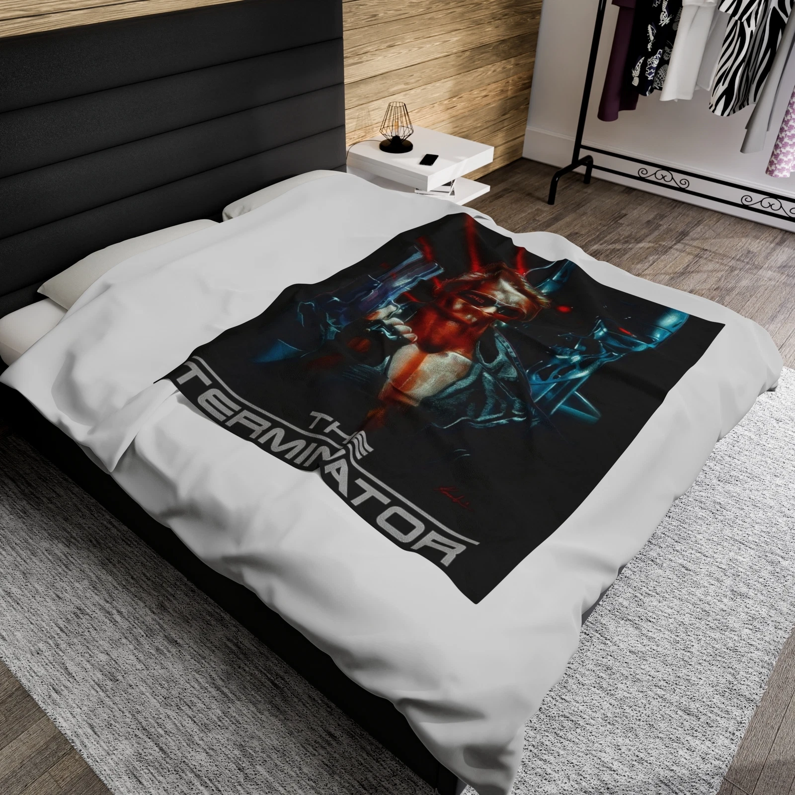 The Terminator Movie Plush Fleece Throw Blanket