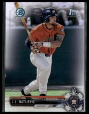 J.J. Matijevic #BDC-109 2017 Bowman Draft Chrome Refractor Houston Astros