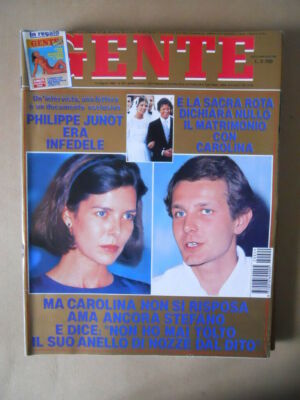 GENTE n�29 1992 Carolina Monaco Martina Colombari Tomba Alain Delon Rivera [M27]