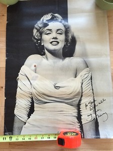 Marilyn Monroe Poster Print Mystery Signature Signed Poster