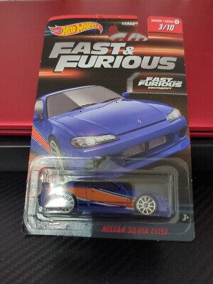 Hot Wheels Fast And Furious 2023 Nissan Silvia 515 Tokyo Drift Series 3/10 ...