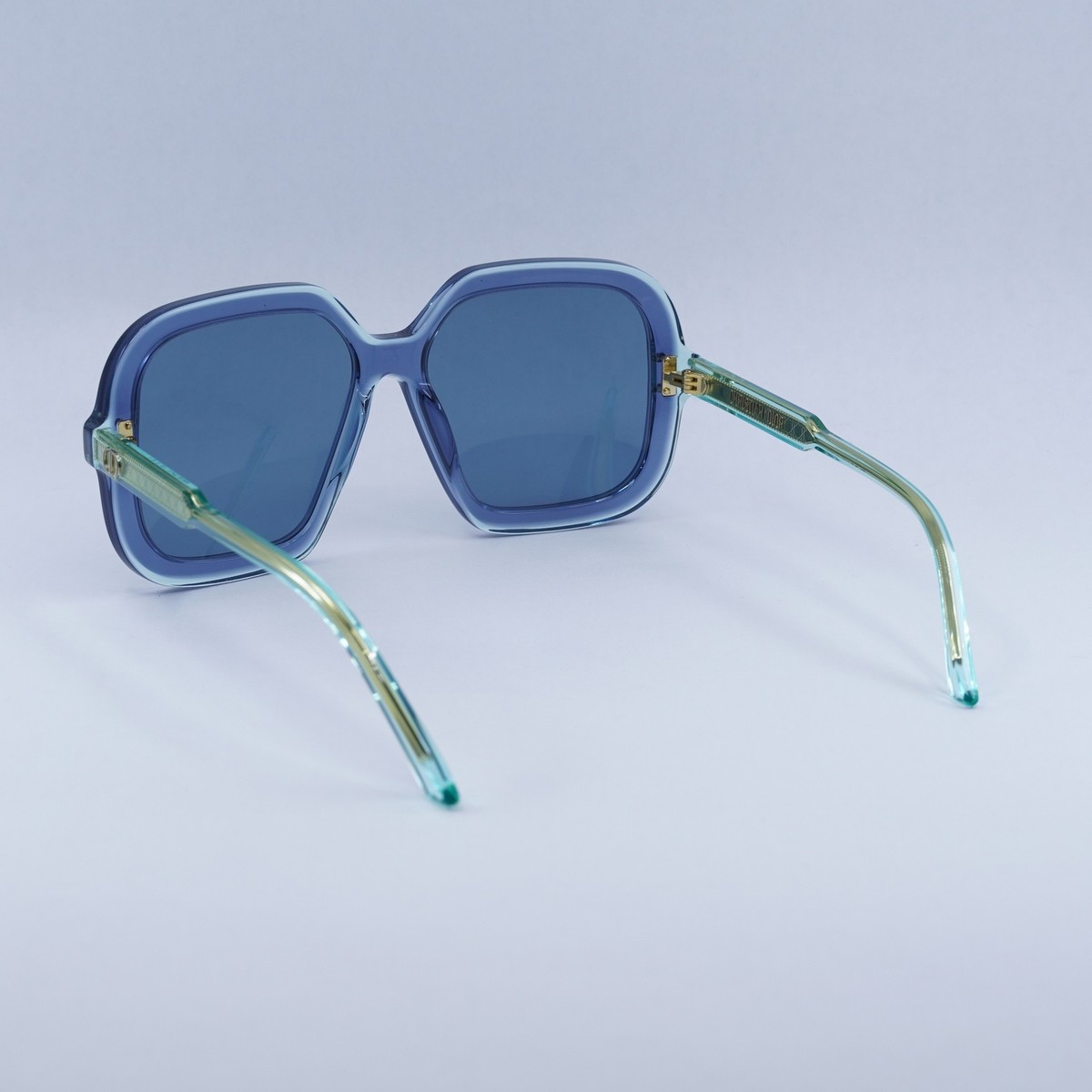New Dior DIORHIGHLIGHT S1I 30B0 Shiny Blue/Blue 57-15-140  display picture 3