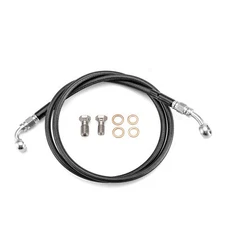47" Extended Non-ABS Hydraulic Front Brake Line Kit for Harley Softail Dyna