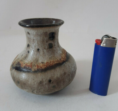 Ruscha Keramik Vase 880 MCD WGP brown white green grün fat lava True Vintage rar