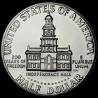 1976 S Kennedy Half Dollar Gem Cameo "PROOF" 40% Silver IMPERFECT DISCOUNTED!