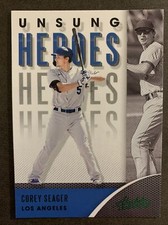 2021 Panini Absolute Corey Seager Unsung Heroes Green Foil Parallel SP Dodgers