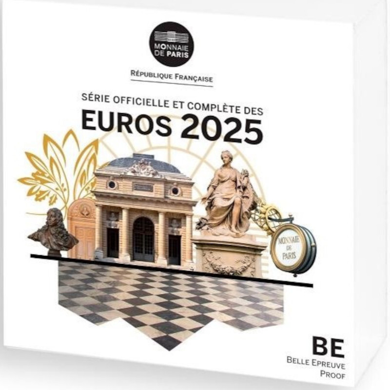 2025 France 8-Coin € EURO PROOF Set Monnaie de Paris ALL