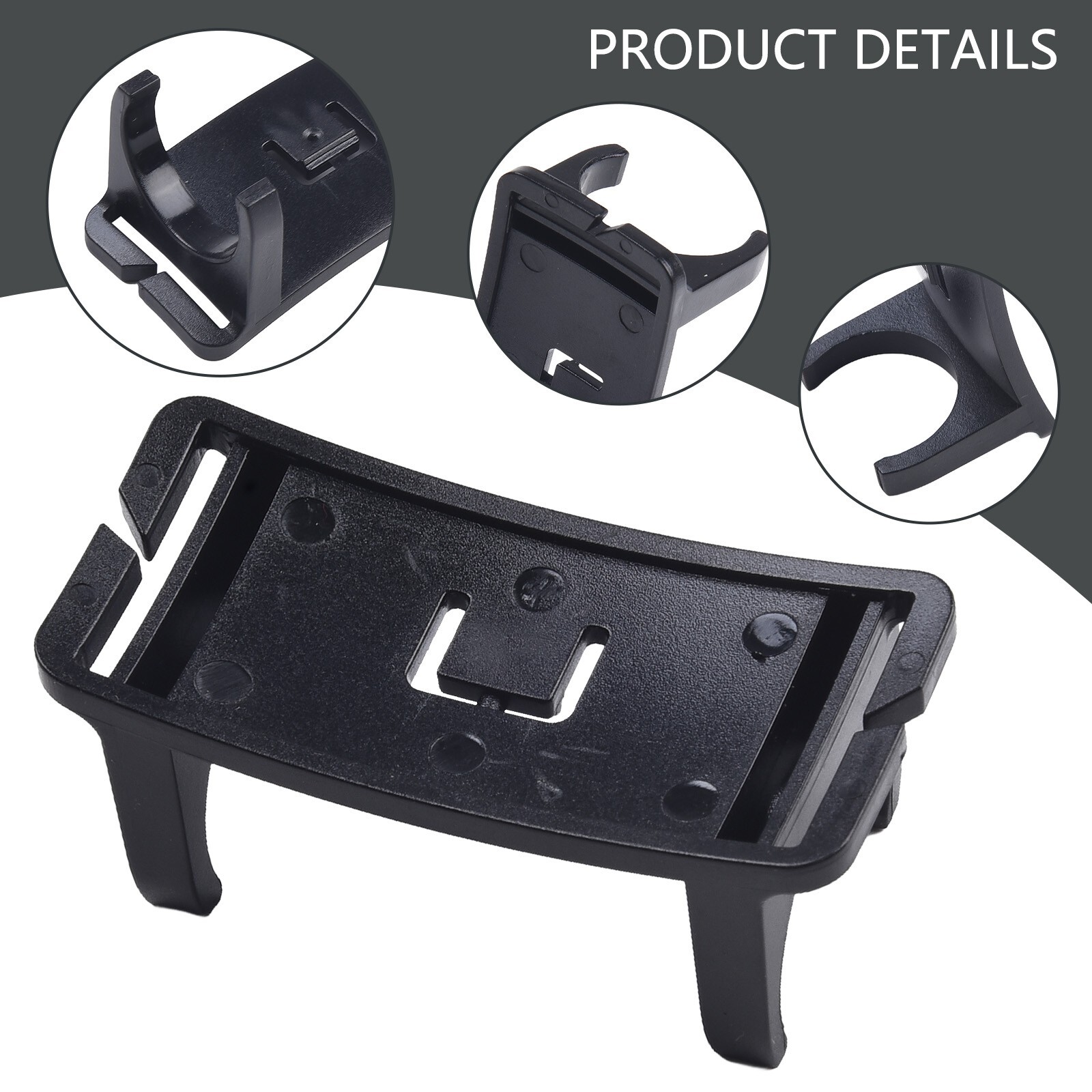 Black Plastic Flashlight Headlight Bracket for D H Series and S11