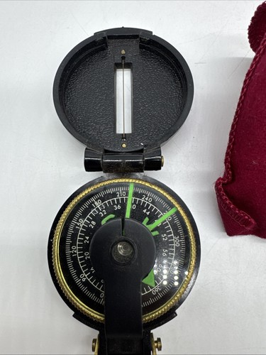 Vintage Kompass Ingenieur Lensatic Kompass Jäger Camper Pfadfinder - Bild 3 von 6
