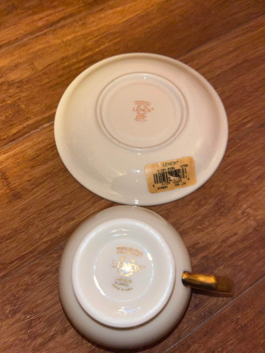 Lenox Monroe cup and saucer- 6 available | eBay
