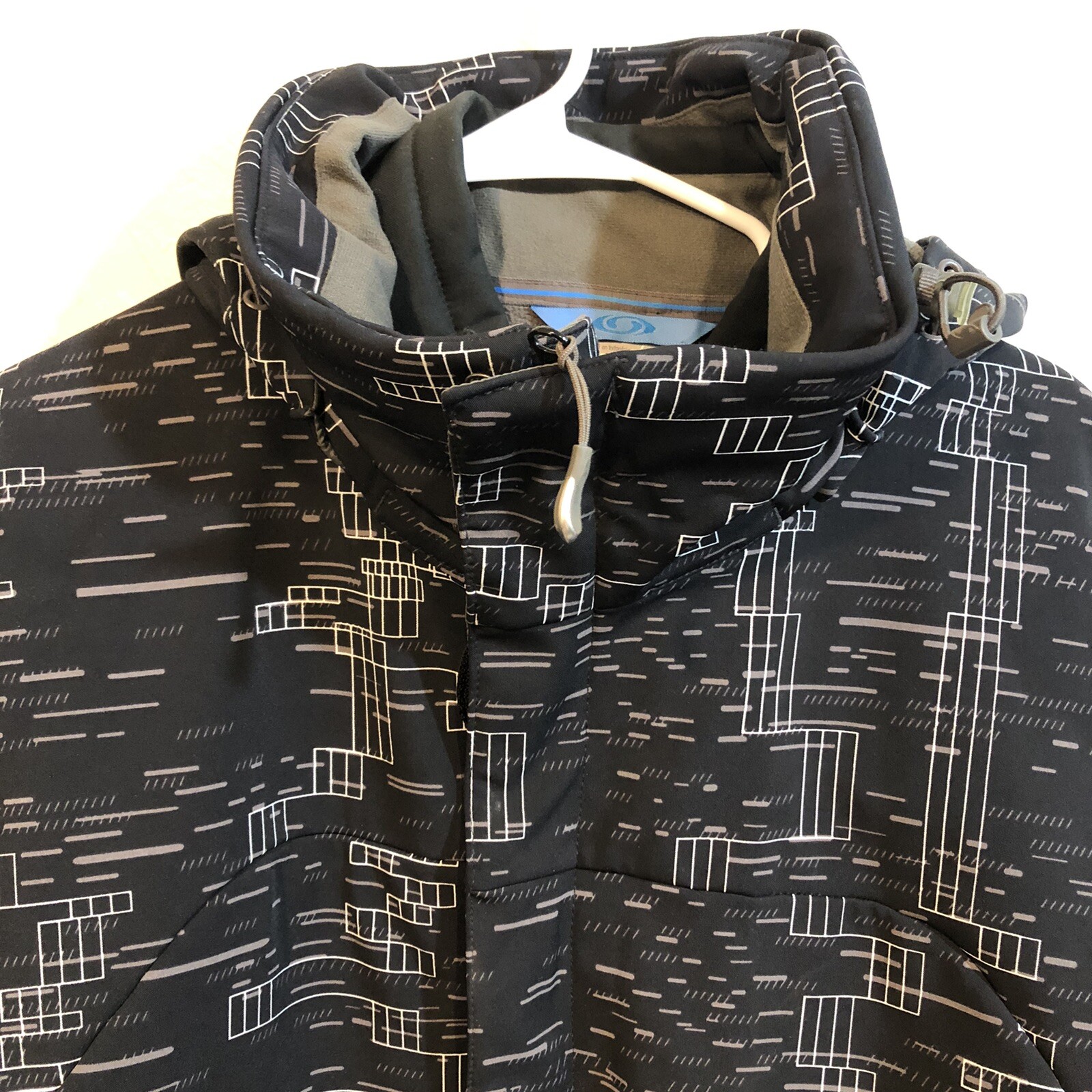 Giacca cappotto invernale Salomon Climapro uomo ZIP sci snowboard cerniera fodera XXL