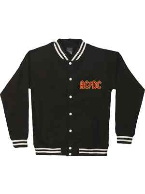 Offizielle AC/DC Classic Red Logo Varsity Jacket Baseballjacke