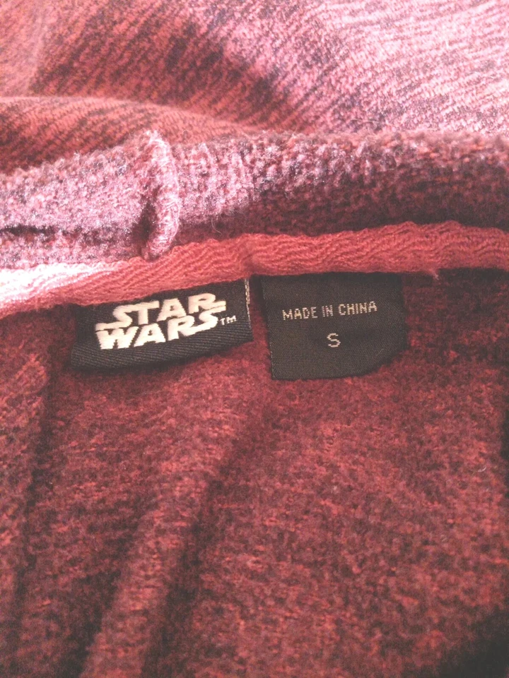 星球大战 连帽衫 男孩 小号 红色 套衫 尤达 R2D2 C3PO 天行者  — 第 3/3 张图片