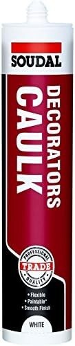 Soudal Decorators Caulk White 290ml