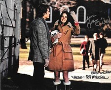 * ALI MACGRAW & RYAN O'NEAL * signed 8x10 photo * LOVE STORY * COA * 1