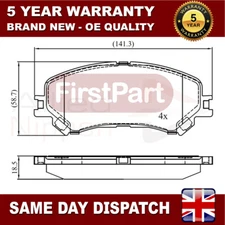 Fits Renault Scenic Megane Grand Espace Talisman Firstpart Front Brake Pads Set