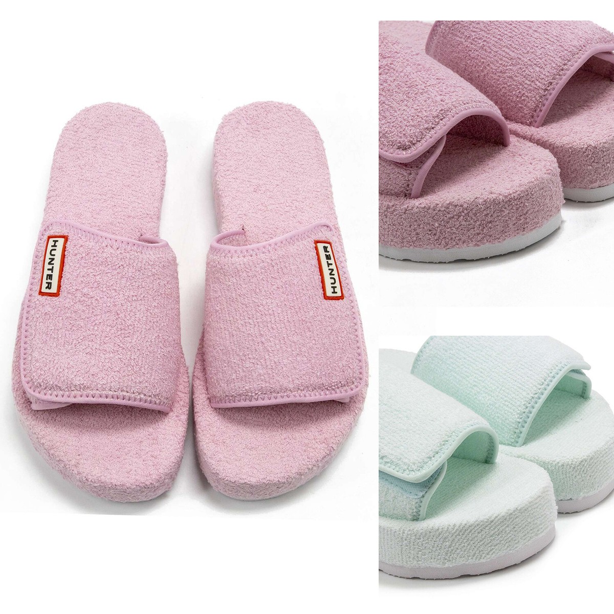 hunter slide sandals