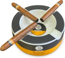Cigar Ashtray Big Ashtrays for 8" Round Cigarettes Large Rest Outdoor Cigar Tray