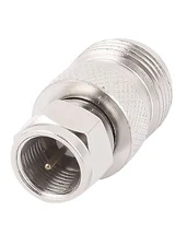 N-Type Female to F Male Coaxial RF Adapter Connector USA