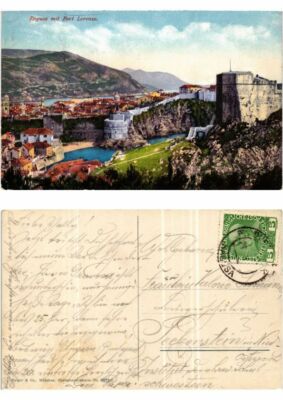 CPA AK CROATIA DUBROVNIK - RAGUSA Tvrdjava Lovrijenac - Fort Lorenzo ...