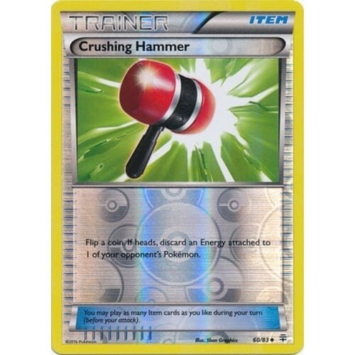 Crushing Hammer 60/83 Reverse Holo Generations Pokemon Card NM