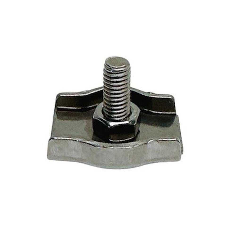 Simplex Single Bolt Wire Rope Clips,Stainless Steel for 1/16"-3/32" Wire Cable 
