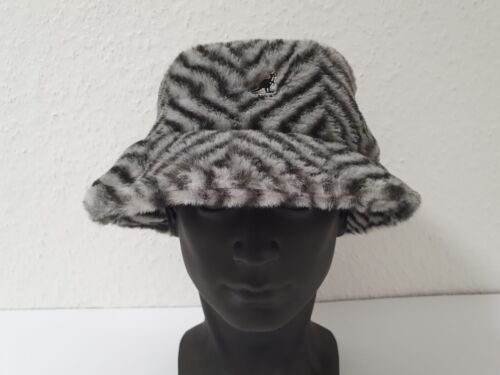 KANGOL Faux Fur Bucket Hut Casual Mütze Anglerhut Fischerhut Kunstfell Flauschig - Bild 19 von 27