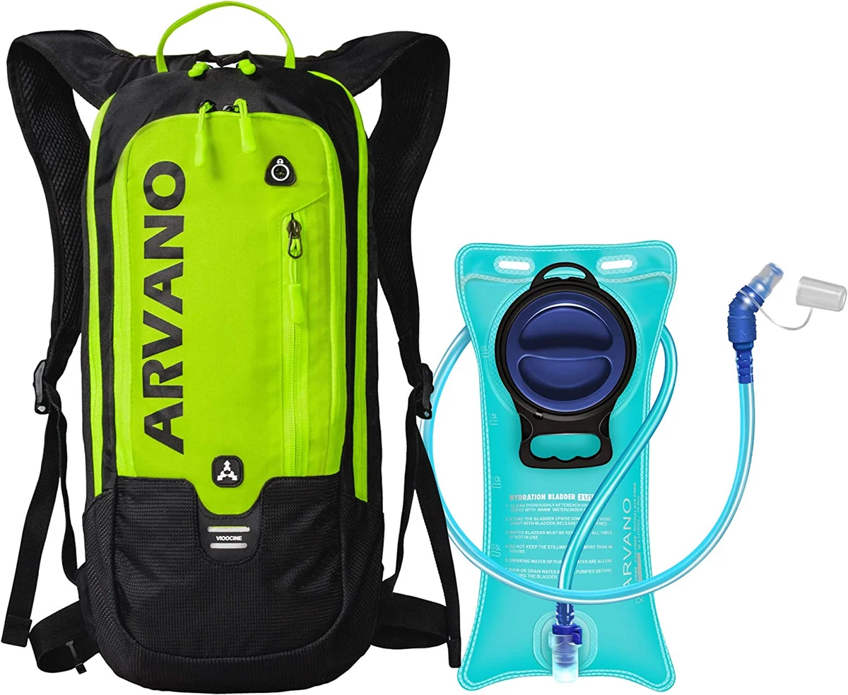 Arvano Hydration Pack Bike with 2l Water Bladder,Small Mountain Biking  Backpack | eBay