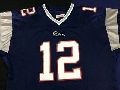 New England Patriots Tom Brady #12 Football-NFL Mitchell & Ness
