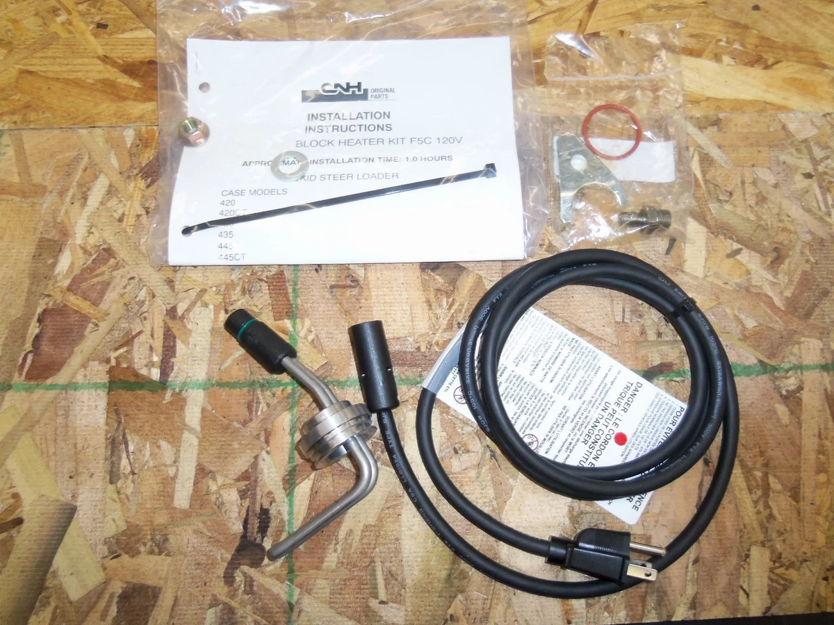 New Holland Diesel Tractor Block Heater T4.65 T4.75 T4.85 T4.95 T4.105  T4.115 | eBay