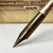 x3 Joseph Gillott 404 M Pen Nib Rare MEDIUM Size Dip Pen Nib