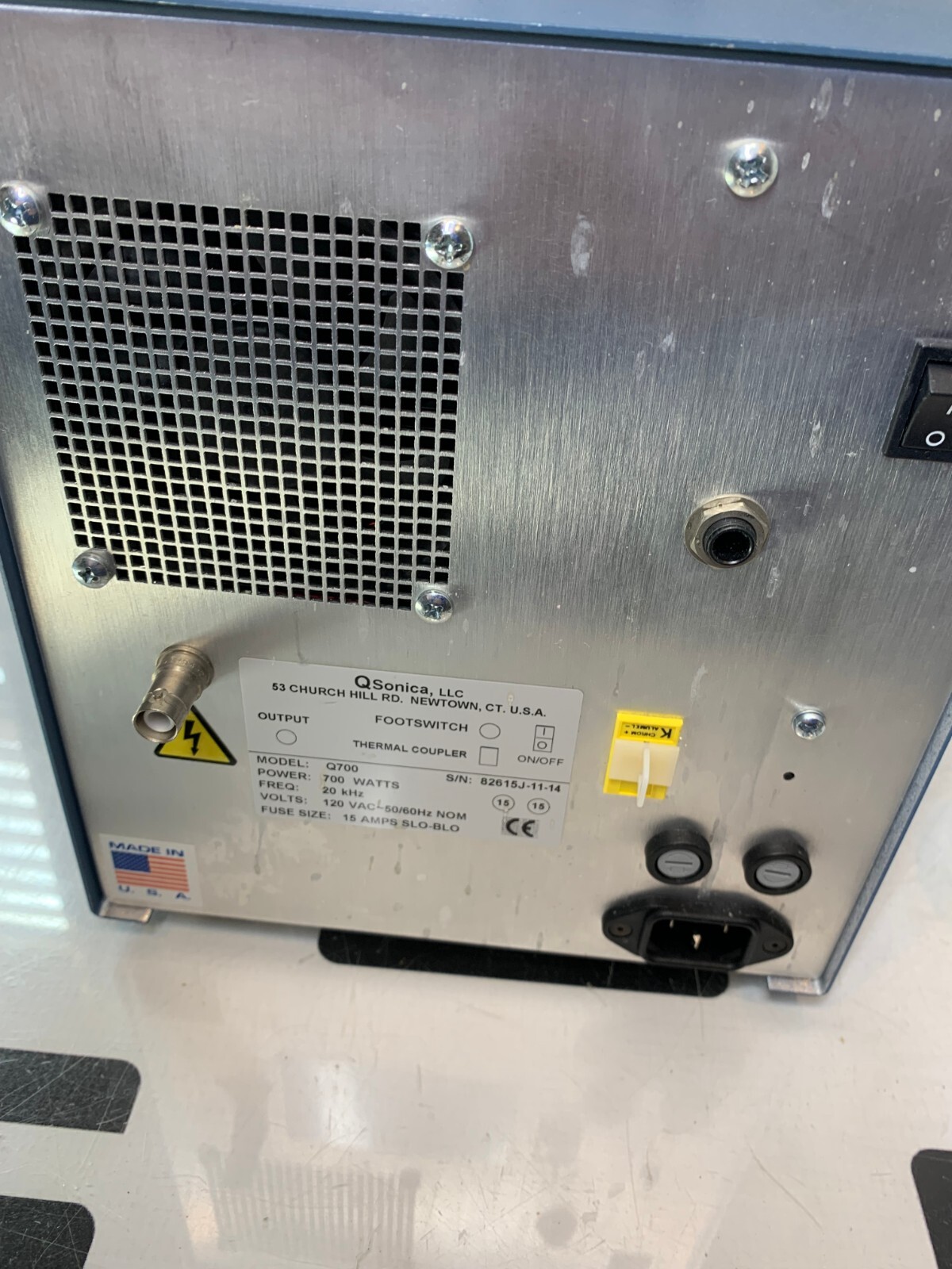 QSONICA Q700 SONICATOR & CL334 CUP HORN Converter 62301 Ultrasonic Homogenizer eBay