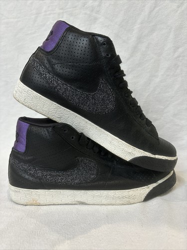 Nike Blazer Mid 6.0 schwarz/lila Lifestyle Turnschuhe Damengröße 9 (342256-001) - Bild 3 von 11