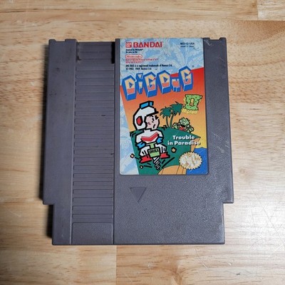 Dig Dug II: Trouble in Paradise Nintendo Entertainment System, 1989 NES - Tested