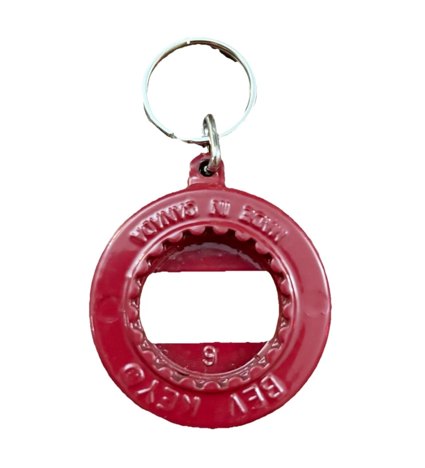 Chaveiro vintage Washington Redskins NFL abridor de garrafa de metal 3 em 1 - Imagem 2 de 4