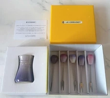 Le Creuset Food Pick & Small Jar Set Purple color Stoneware