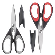 2pcs Kitchen Scissors All Purpose Heavy Duty Meat Poultry Food Shears Stainless