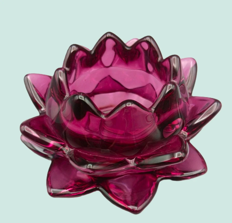 SOPORTE VOTIVO GODINGER 5.5" ALEJANDRITA LIRIO DE AGUA / NUEVO En CAJA Foto 2 de 4