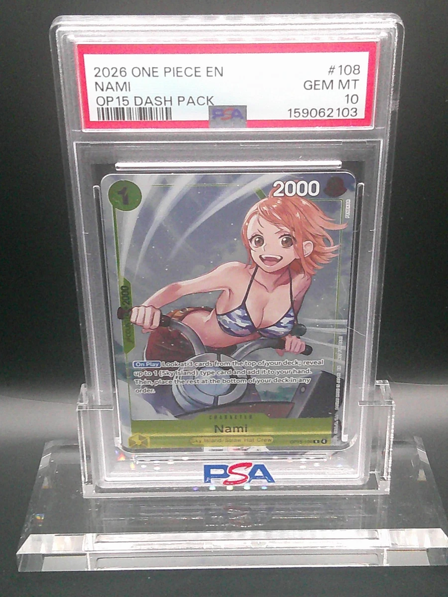 ナミ OP15-108 空島 プロモ PSA10 CGC10 PRISTINE ナミ OP15-108 空島