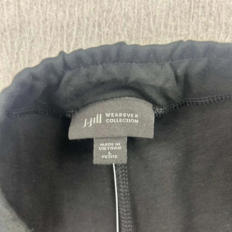 Pantalones J Jill Mujer LP Negro Ponte Pierna Ancha Pull On Colección Wearever Nuevos con Etiquetas Foto 2 de 4